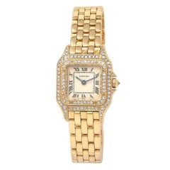 Cartier Panthere 18 Karat Yellow Gold Women's Watch Quartz 8057915