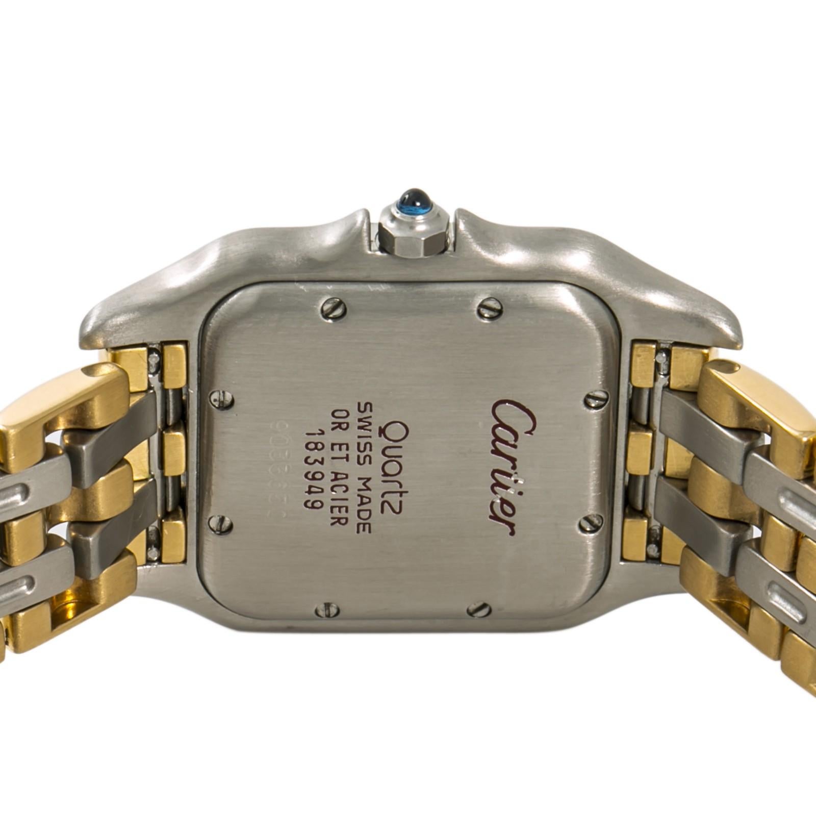 Cartier Panthere de Cartier Reference #:183949. quartz. Verified and Certified by WatchFacts. 1 year warranty offered by WatchFacts.
