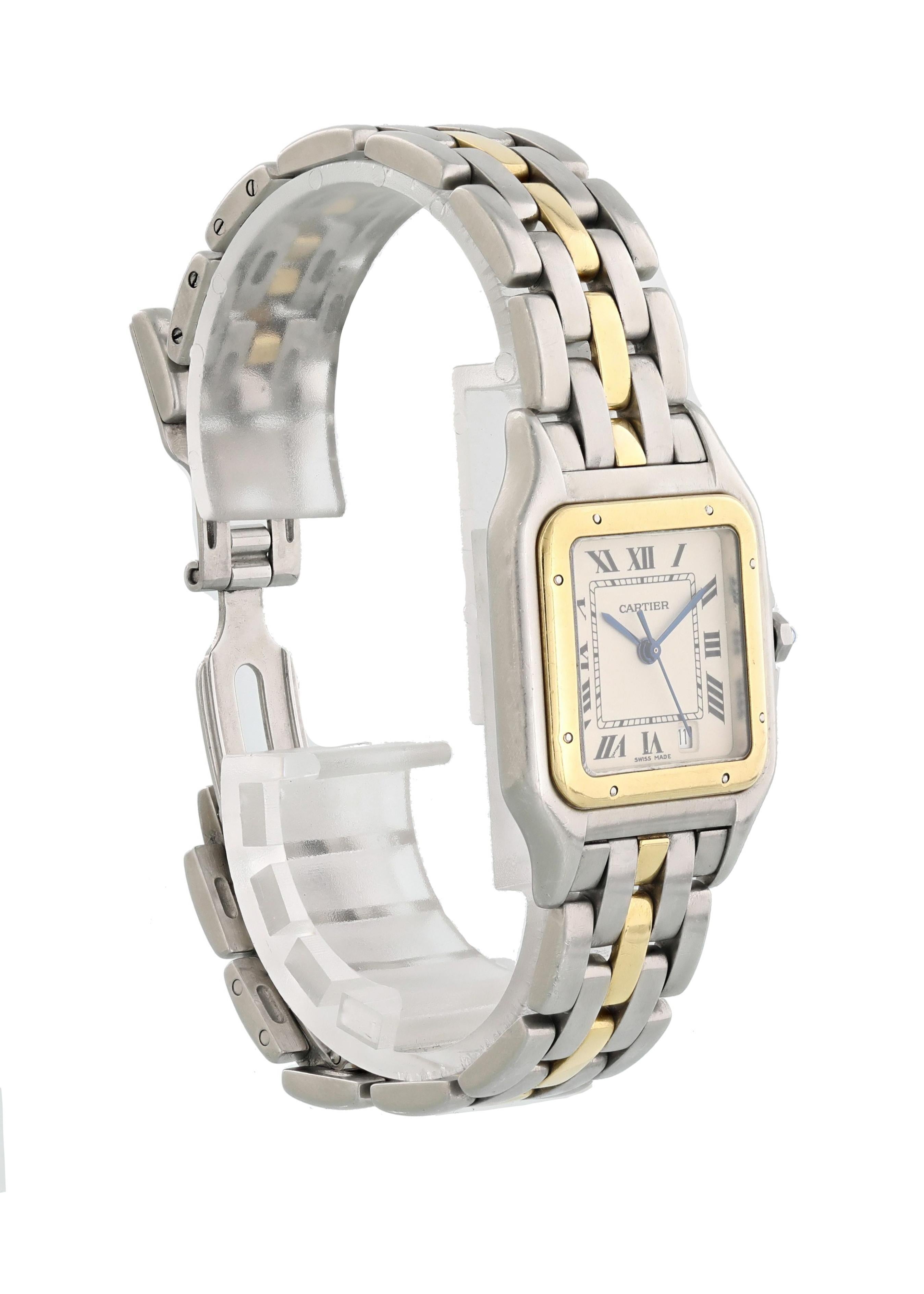 Cartier Panthere 183949 Midsize Ladies Watch In Excellent Condition In New York, NY