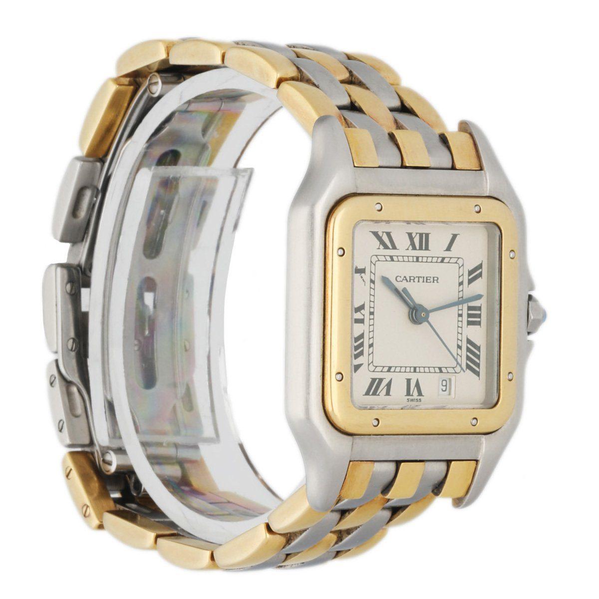 Cartier Panthere 187949 Midsize Ladies Watch In Excellent Condition In Great Neck, NY