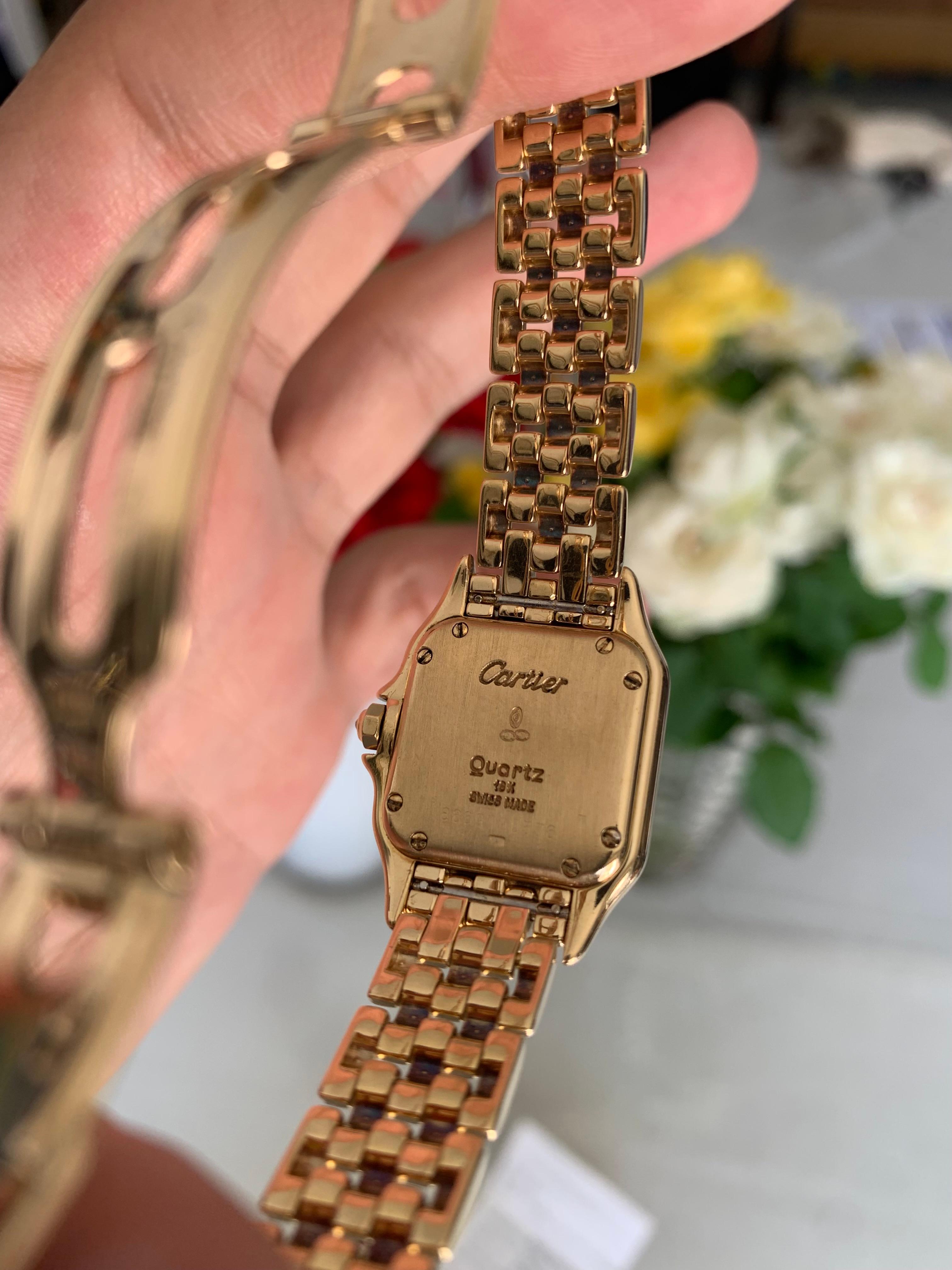 Cartier Panthere 18k Gold Factory Diamonds 9