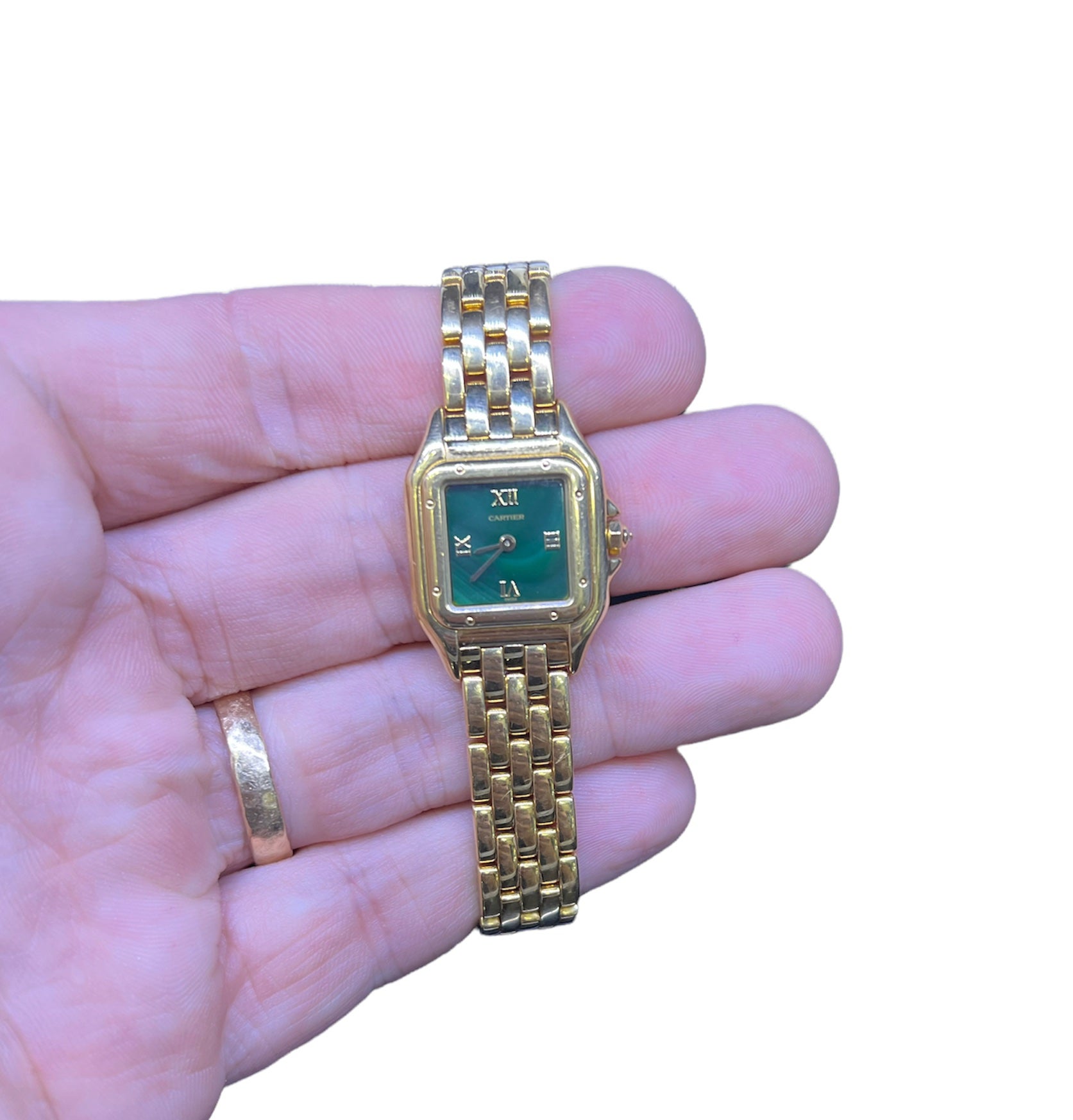 cartier panthere green dial