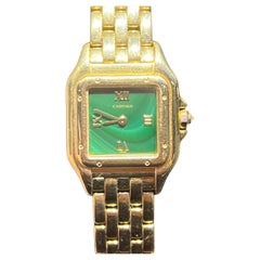 Cartier Panthère Oro 18 carati Donna Malachite Quadrante al quarzo