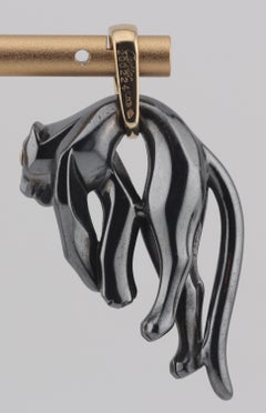 Cartier Pendentif panthère en or 18 carats et argent