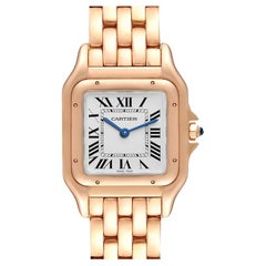 Cartier Panthere 18k Rose Gold Medium Ladies Watch WGPN0007 Unworn