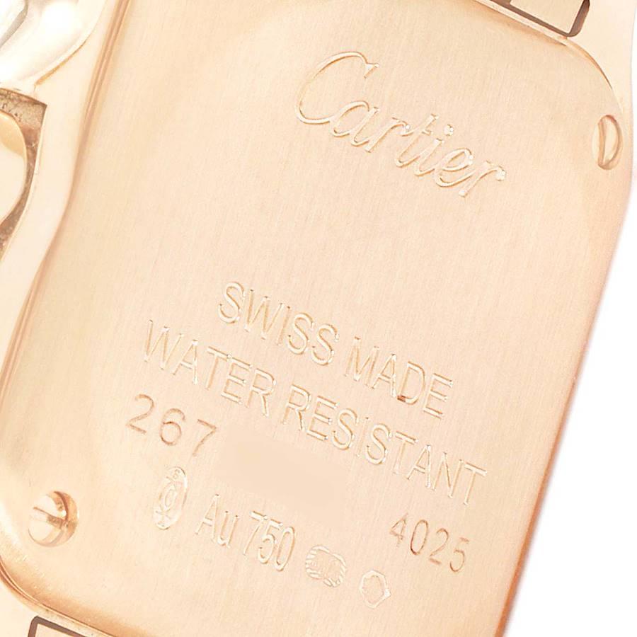 Cartier Panthere 18k Rose Gold Small Ladies Watch WGPN0006 Unworn In Excellent Condition In Atlanta, GA