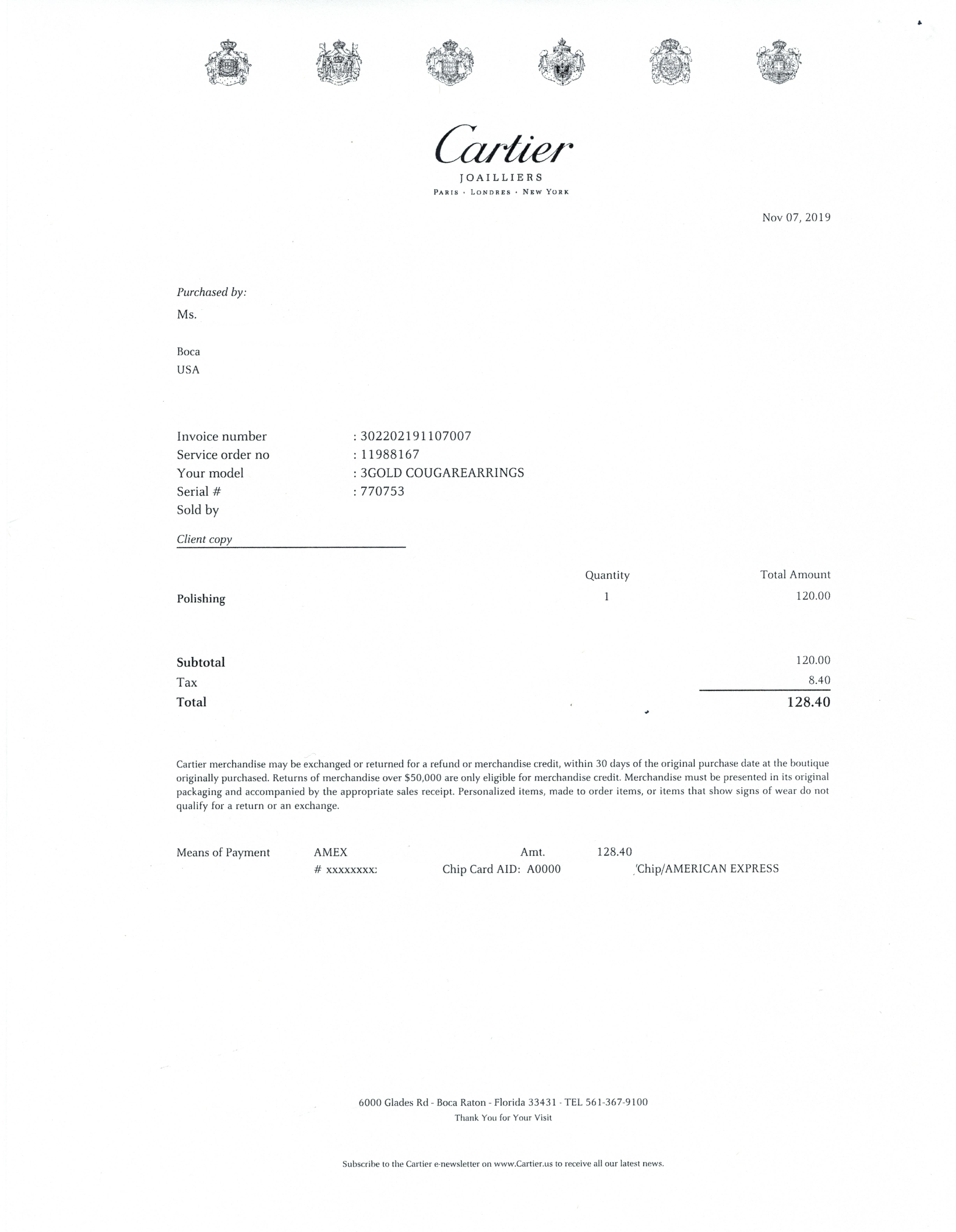 Cartier Panthere 18k Tri-Color Gold Clip On Huggie Earrings with Service Paper For Sale 4