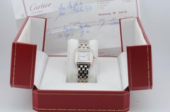 Cartier Panthère 18k White Gold 27mm Quartz 1991 Box Only, Full Links