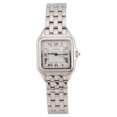 Cartier Panthère 18k White Gold 27mm Quartz 1991 Box Only, Full Links