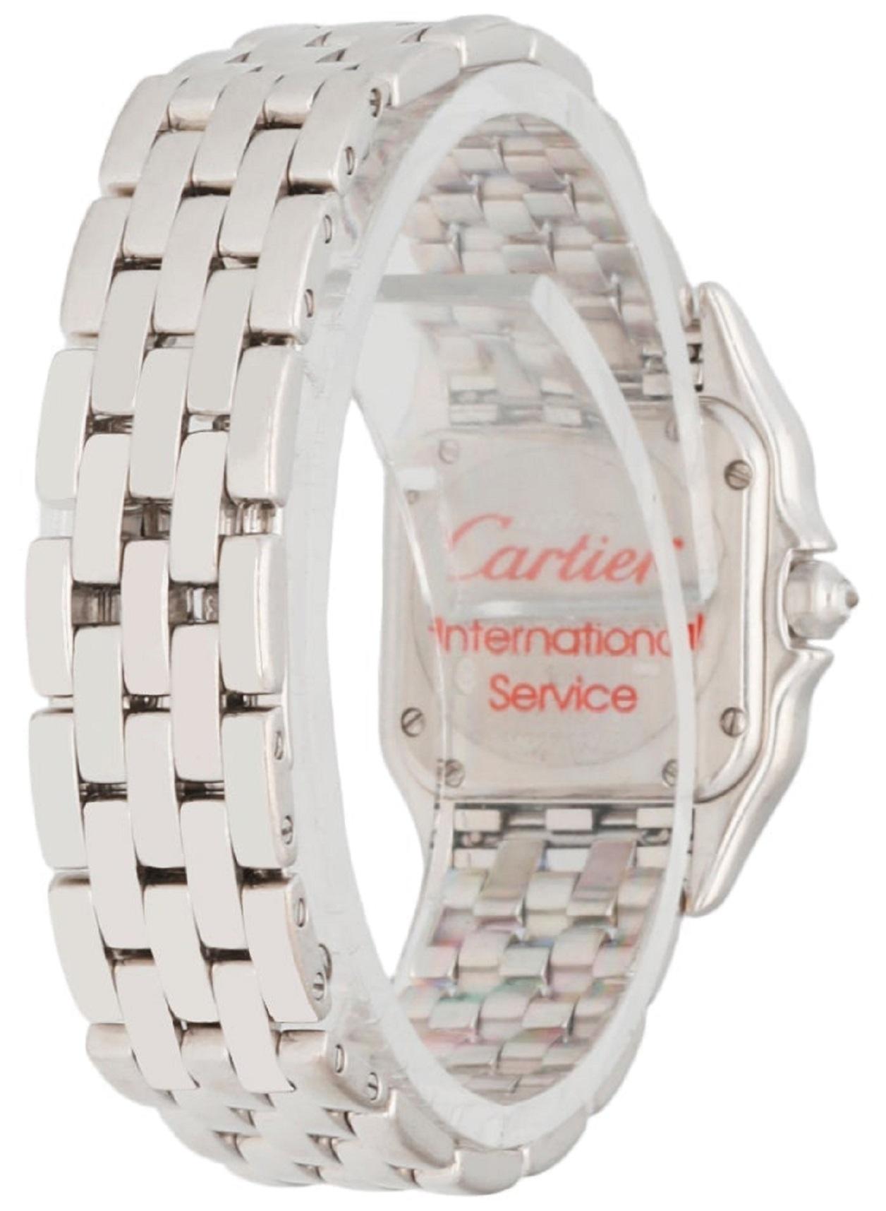 Women's Cartier Panthere 18k White Gold Diamond 2362 Ladies Watch