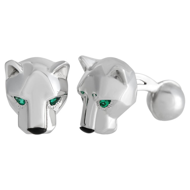 Emerald Gold Cufflinks 96 For Sale On 1stdibs
