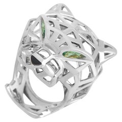 Cartier Panthere 18K White Gold Ring