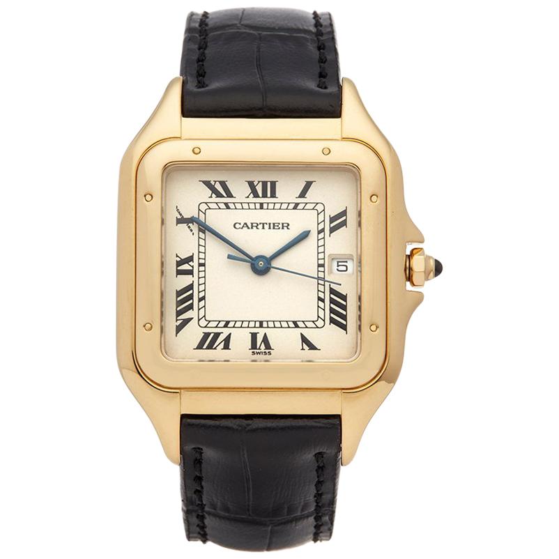 Cartier Panthere 18 Karat Yellow Gold 1060 Wristwatch