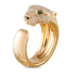Cartier Panthere 18K Yellow Gold 1.15ct Diamond Ring CA05-060326