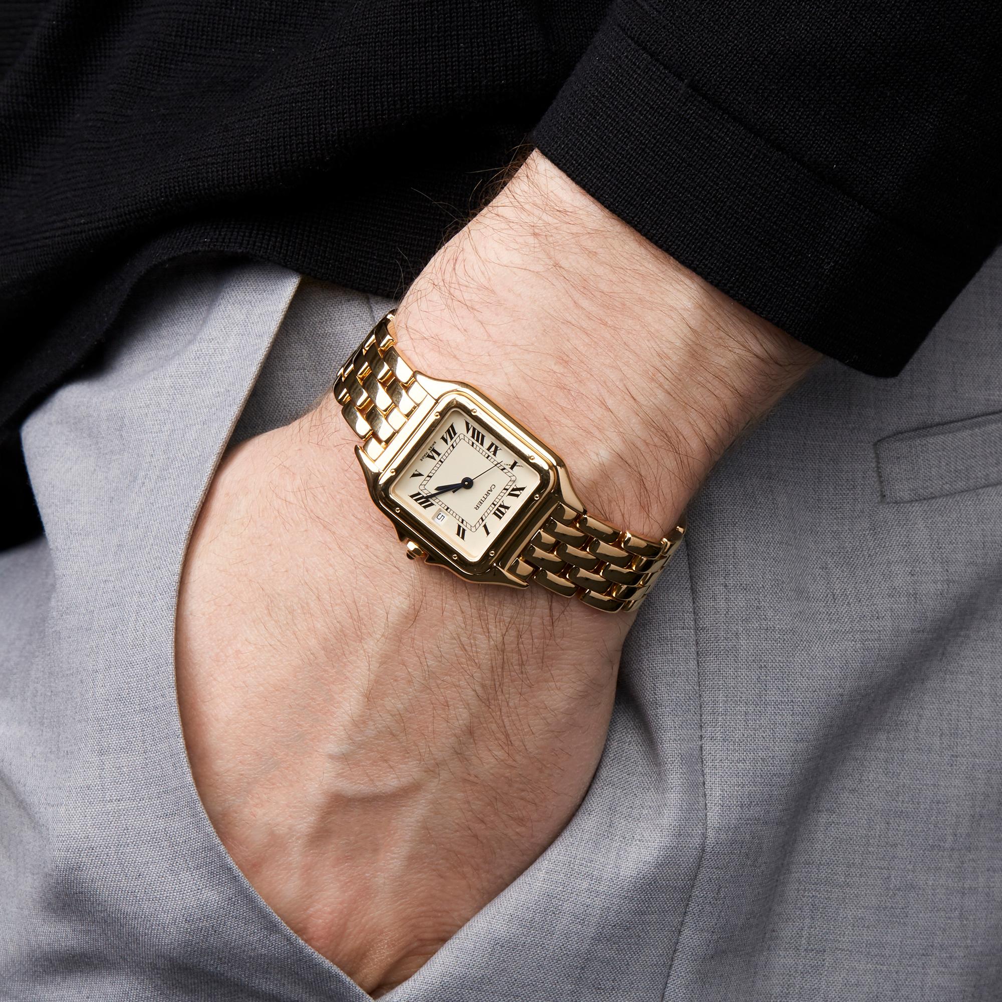 Cartier Panthere 18 Karat Gelbgold 8839 Armbanduhr 4