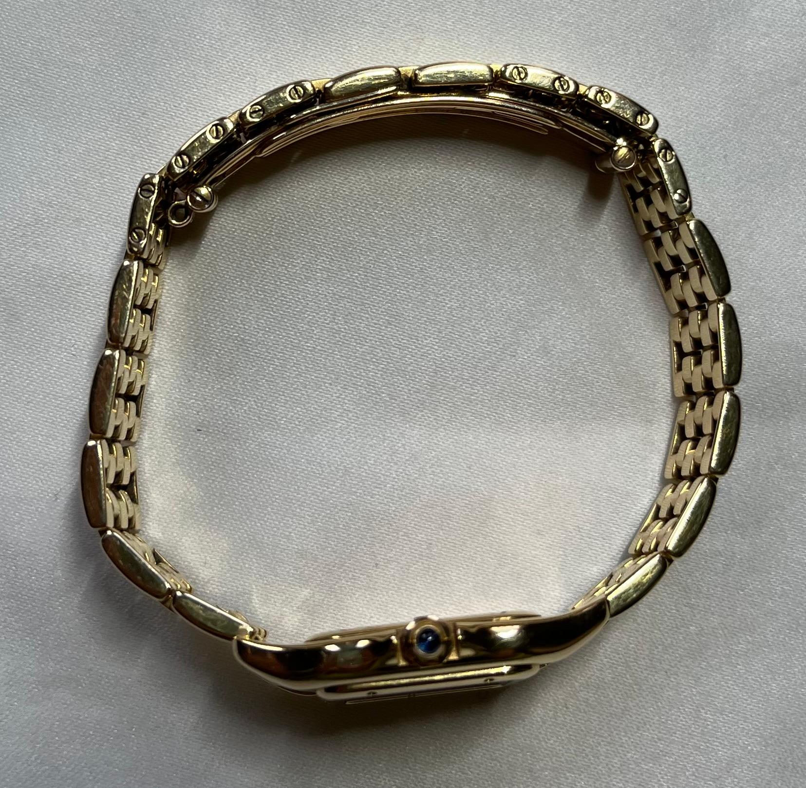 cartier gold panthere watch