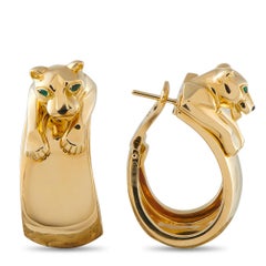 Cartier Panthere 18K Yellow Gold Earrings CA26-051926