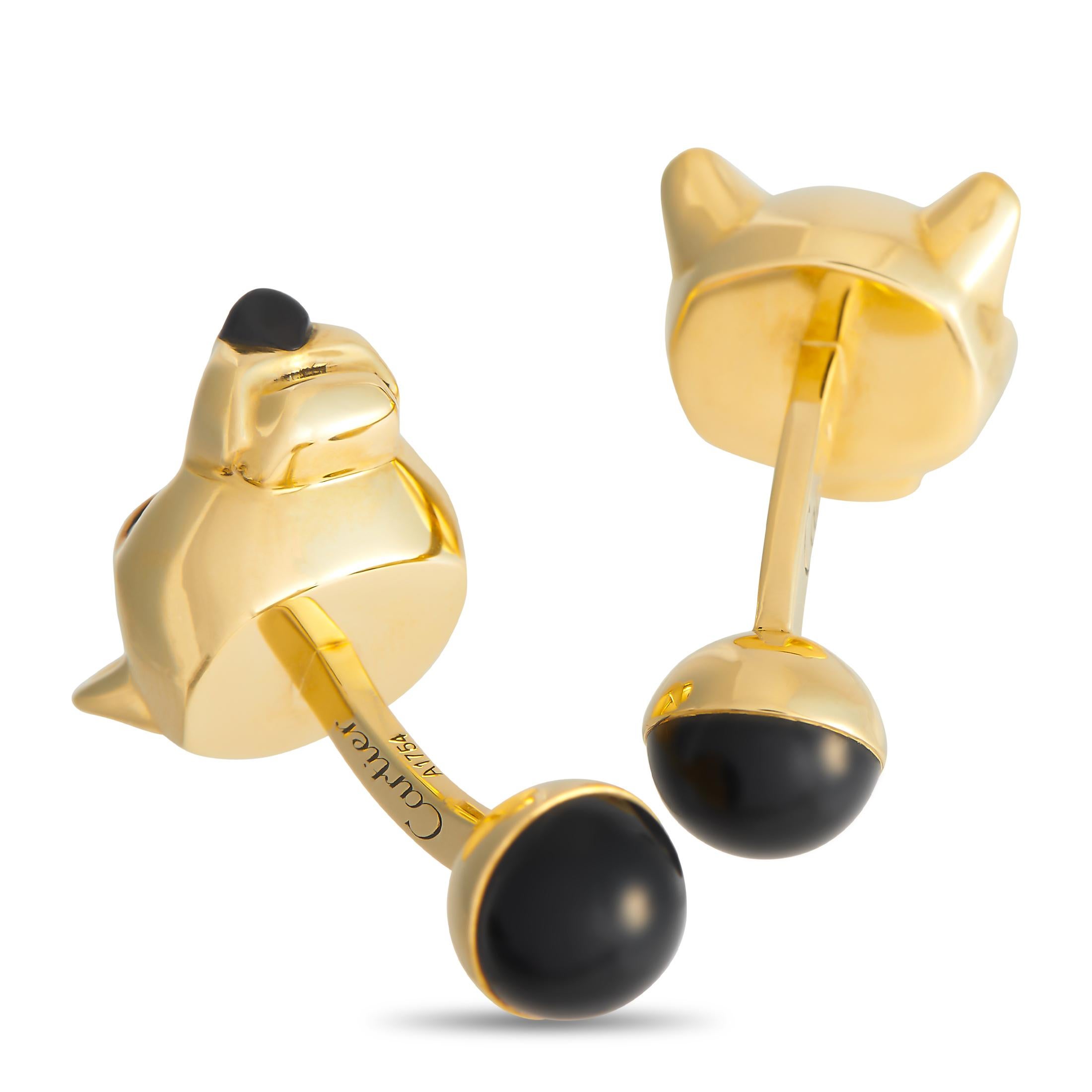 cartier cufflinks panther