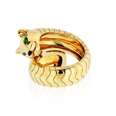 Cartier Panthere 18 Karat Yellow Gold Lakarda Ring
