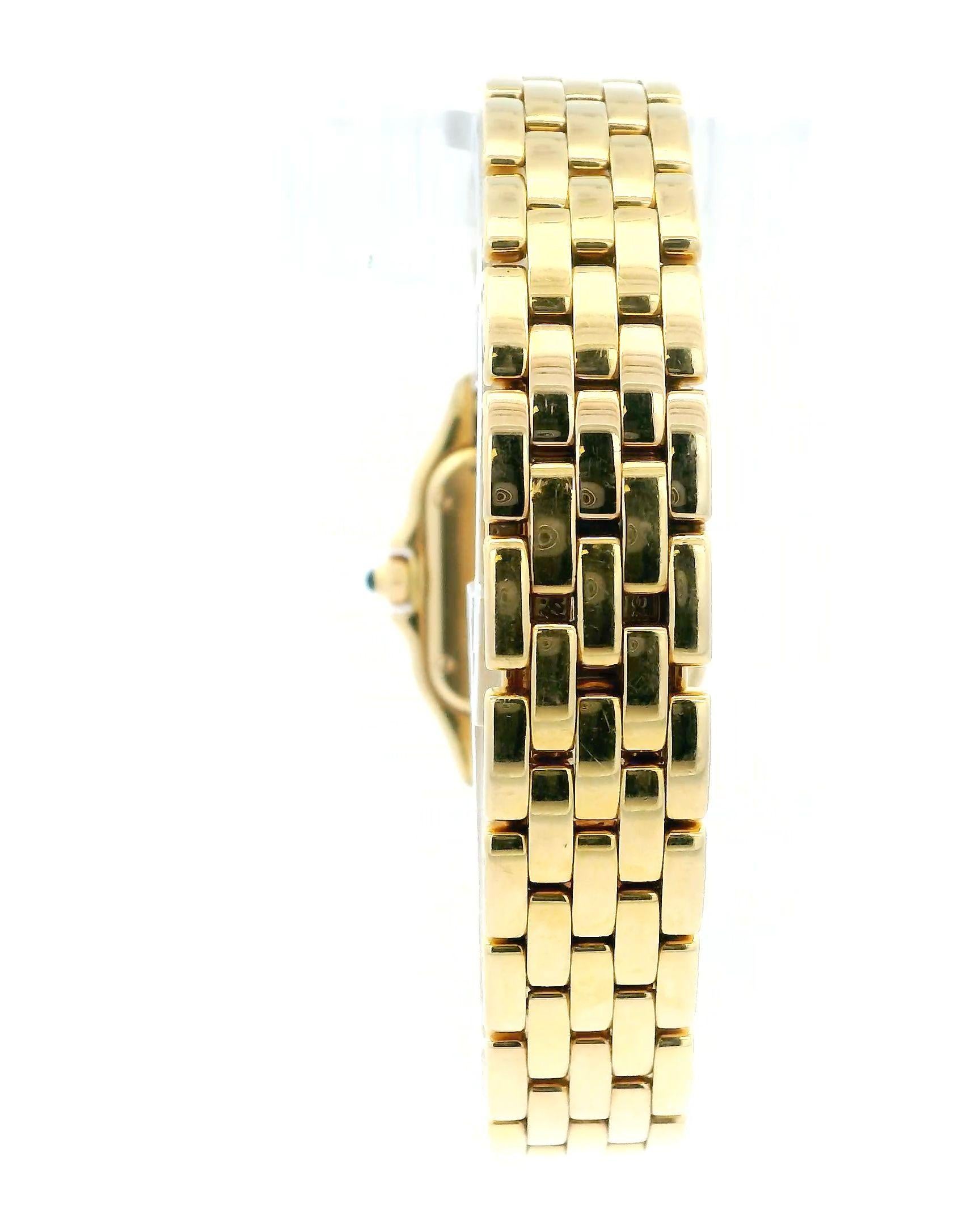 Cartier Panthere 18K Yellow Gold W/Box & Papers For Sale 1