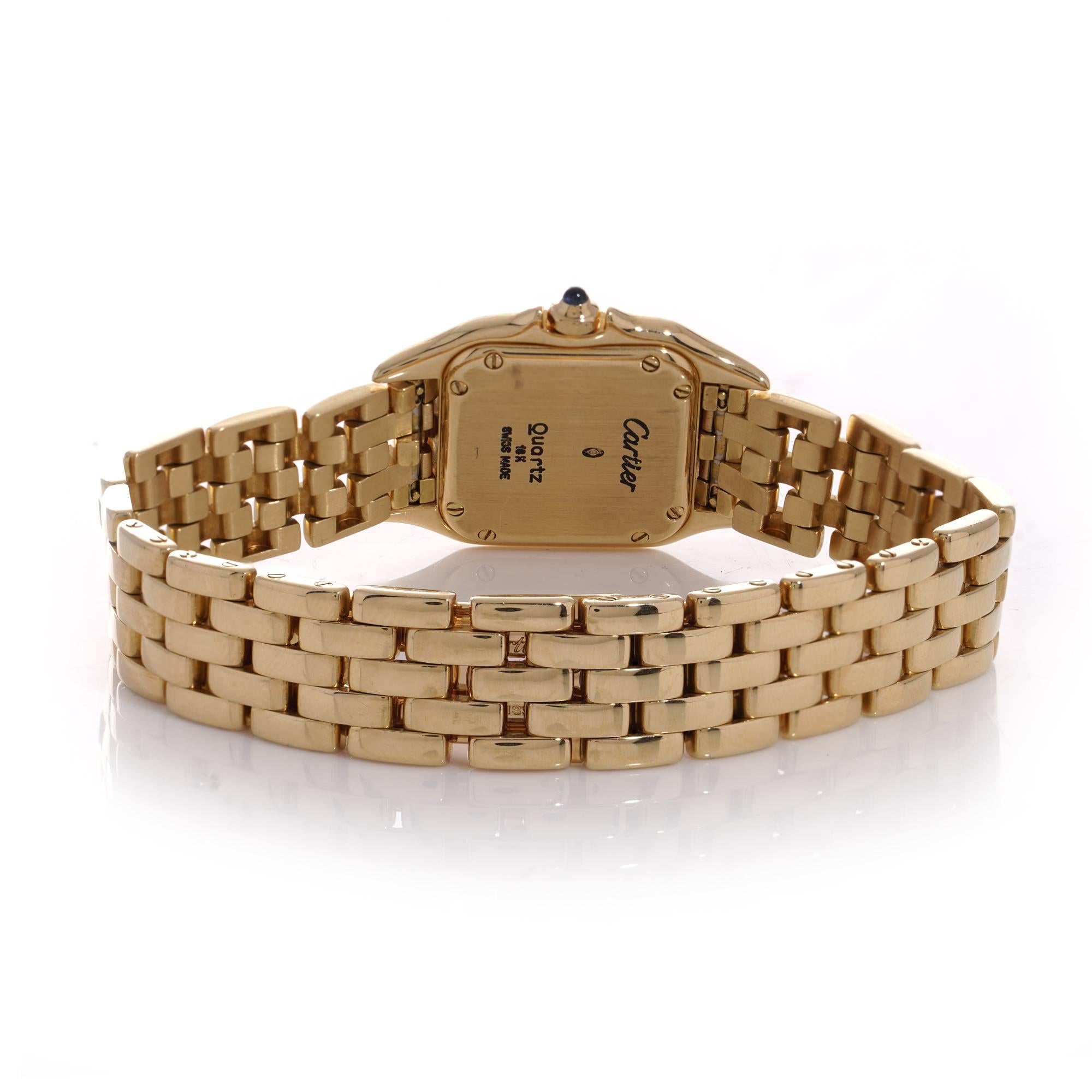 Women's Cartier Panthere 18kt. yellow gold  Ladies Quartz wristwatch with diamond bezel
