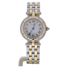 Cartier Panthere 19145 Zweifarbiges Edelstahlgehäuse mit zweifarbiger Uhr und zweifarbigem Uhr