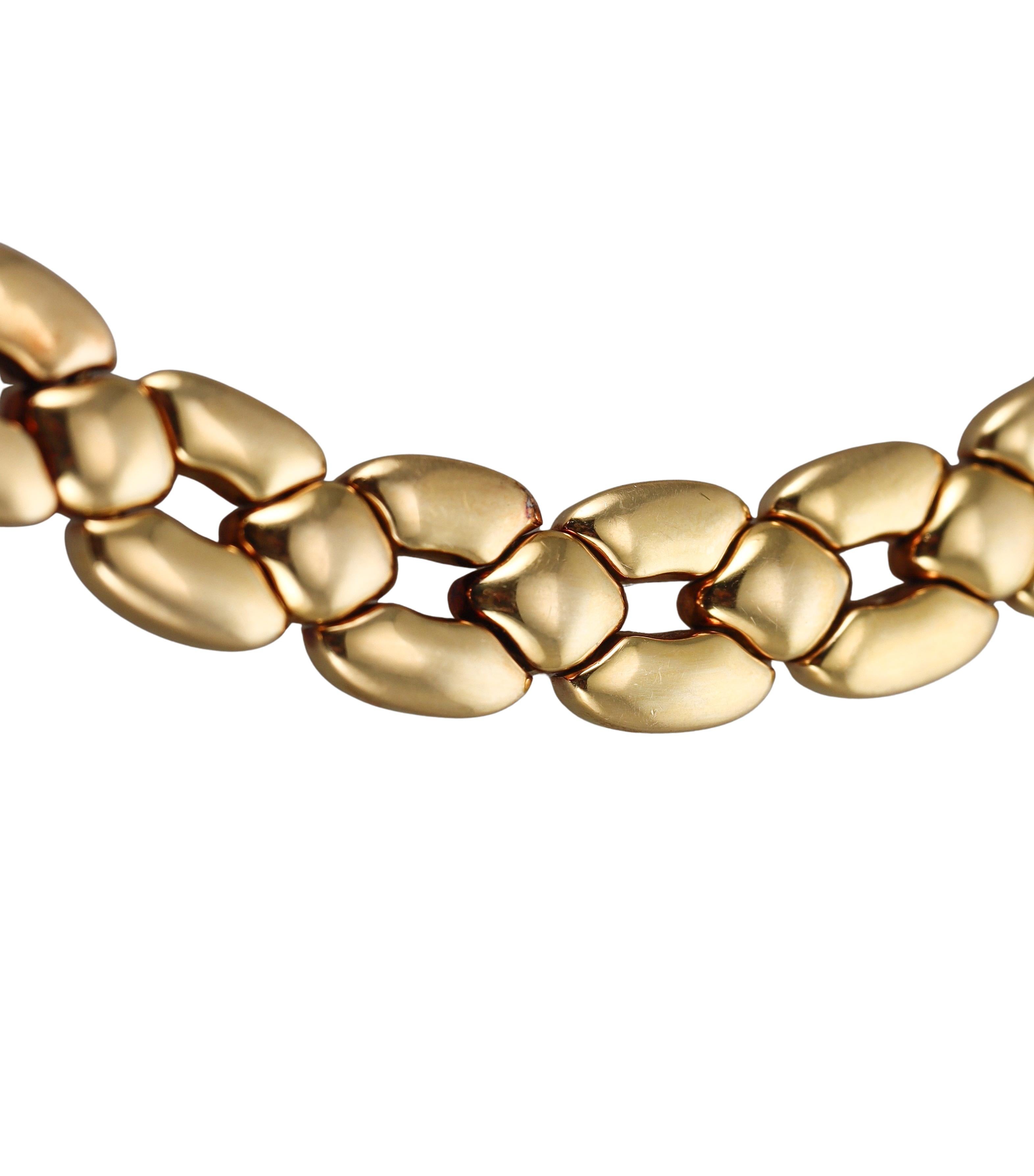Cartier Panthere 1990er Jahre Gelbgold-Halskette Damen im Angebot
