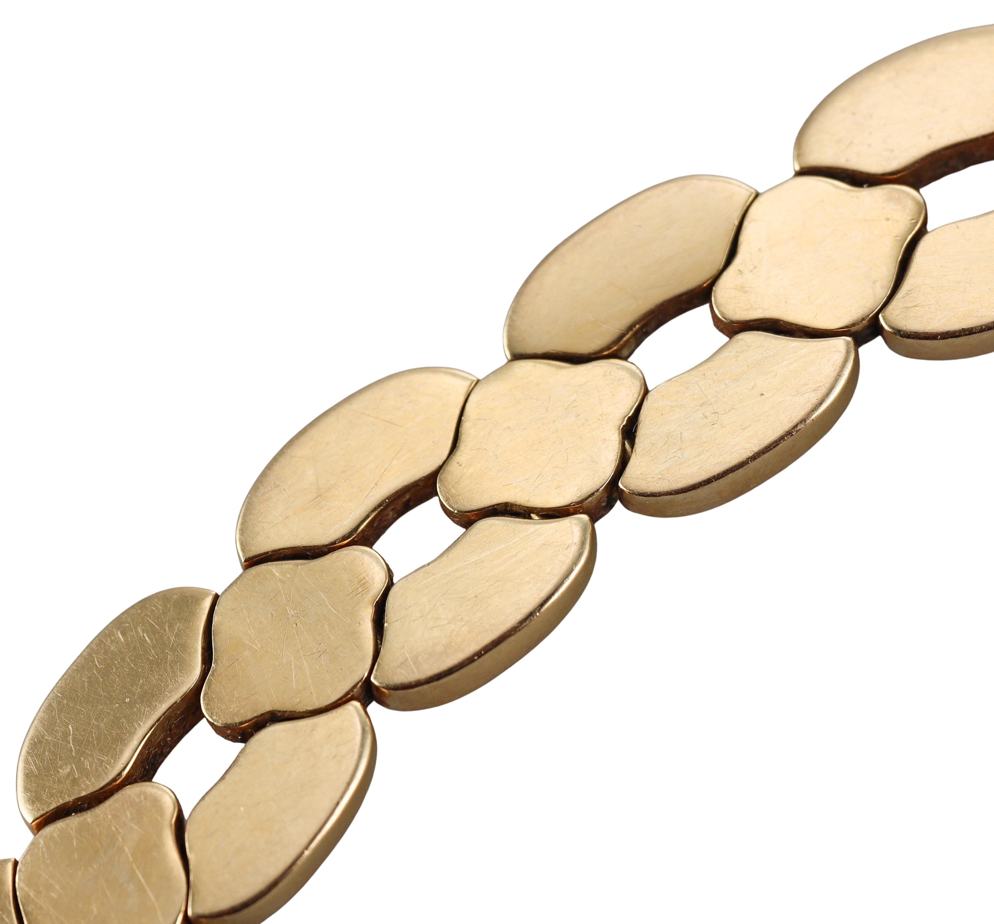 Cartier Panthere 1990er Jahre Gelbgold-Halskette im Angebot 3
