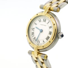 Cartier Panthere 2-Tone 18 Karat Gold and Stainless Steel Ladies Watch 1669