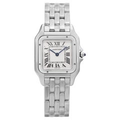 Cartier Panthere Stainless Steel Silver Dial Quartz Ladies Watch WSPN0007
