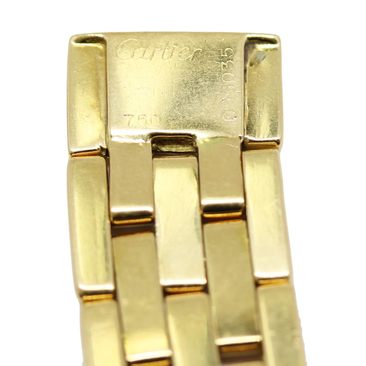 Cartier Panthere 5-Row Yellow Gold Link Necklace Reference # 656035 In Excellent Condition For Sale In Naples, FL