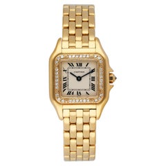 Cartier Panthere 8057915 18K Yellow Gold Diamonds Ladies Watch