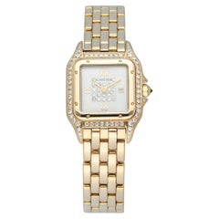 Vintage Cartier Panthere 8057915 18k Yellow Gold & Diamonds Ladies watch