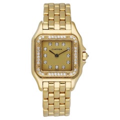 Cartier Panthere 8057915 18K Yellow Gold & Diamonds Set Ladies Watch