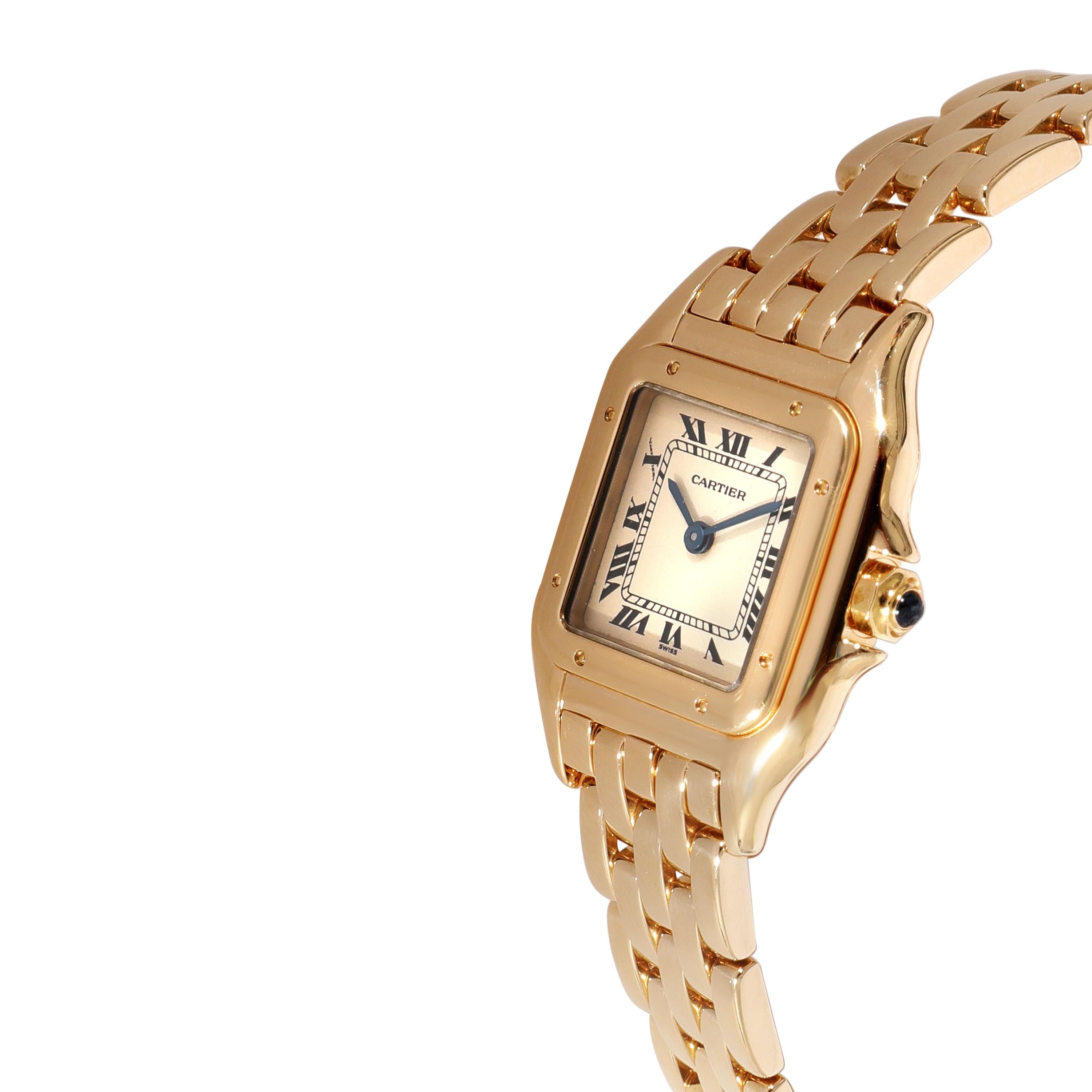 Cartier Panthere 86691 Women's Watch in 18kt Yellow Gold In Excellent Condition In New York, NY