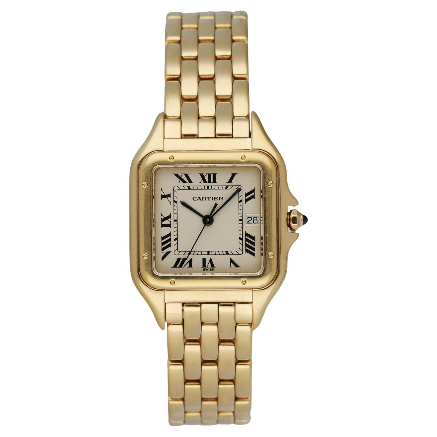 Cartier Panthere 887968 18k Yellow Gold Large Watch