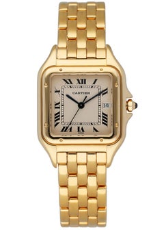 Cartier: 18 Karat Gelbgold Herrenuhr Panthere 887968