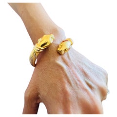 Cartier Panthere-Armreif aus 18 Karat Gelbgold