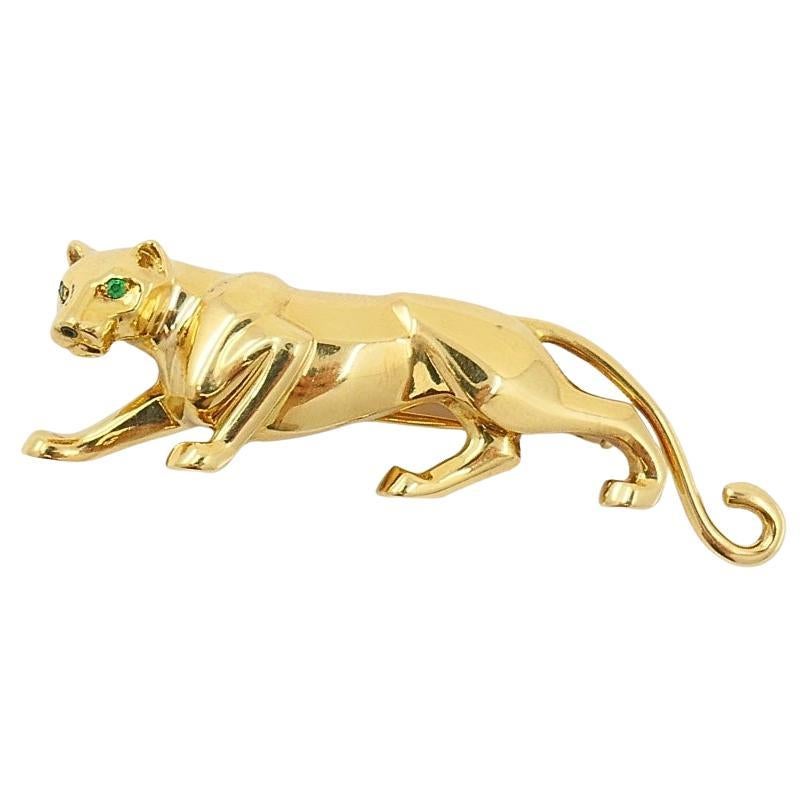 Cartier Panthere Broche Esmeralda Oro 18k