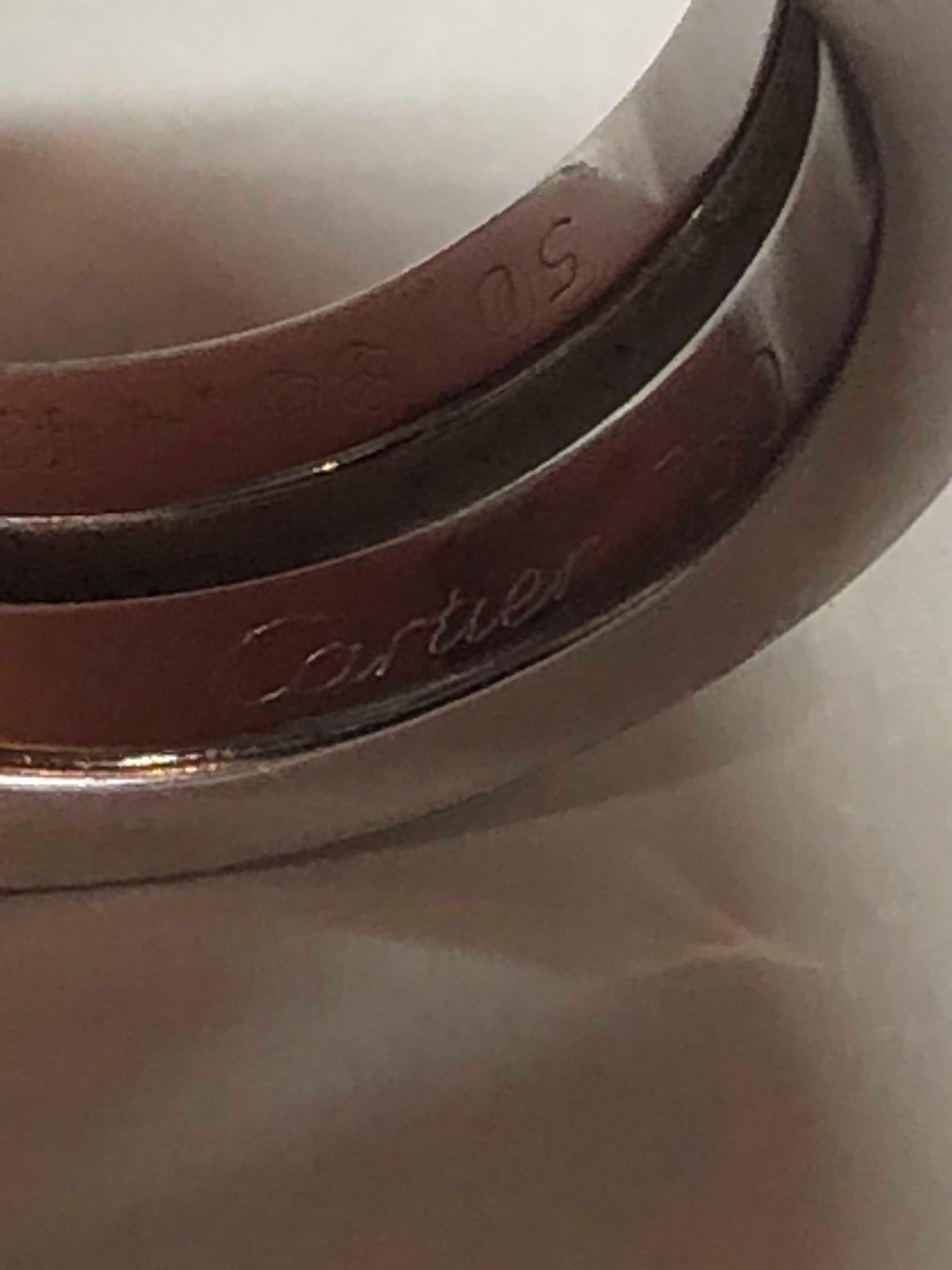 Cartier Panthere Collection 18 Carat White Gold Ring with Diamonds In Excellent Condition For Sale In Fort Lauderdale, FL