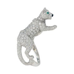 Cartier Panthere Collection Ring in 18K White Gold