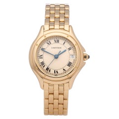 Cartier Panthere Cougar 0 887904 Men's Yellow Gold 0 Watch