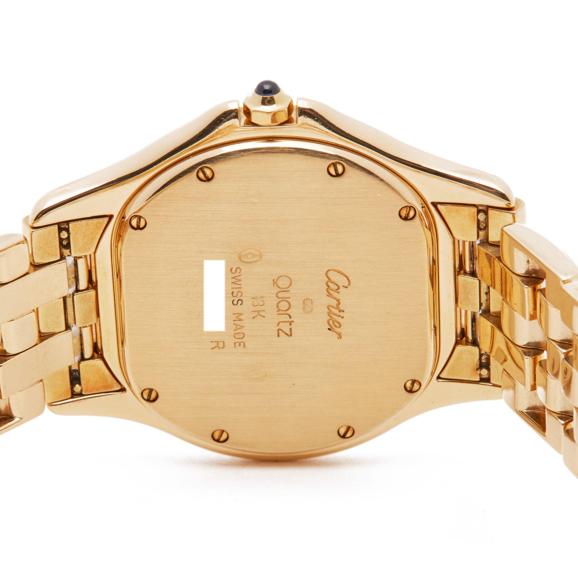 Cartier Panthère Cougar 116000R Unisex Yellow Gold Watch 3