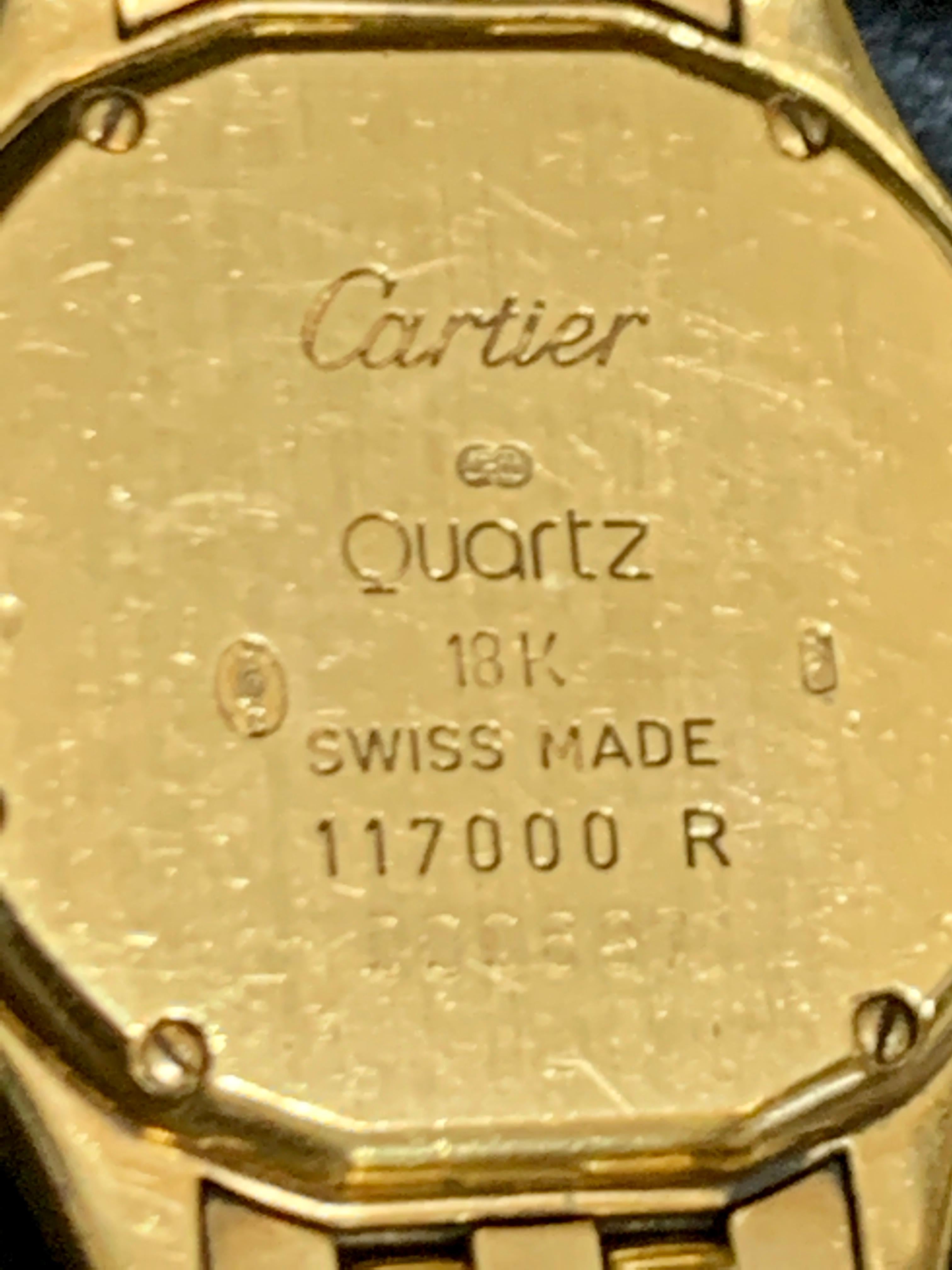 Cartier Panthere Cougar 18 Karat Yellow Gold 72 Grams Ladies Watch Pre Loved 2