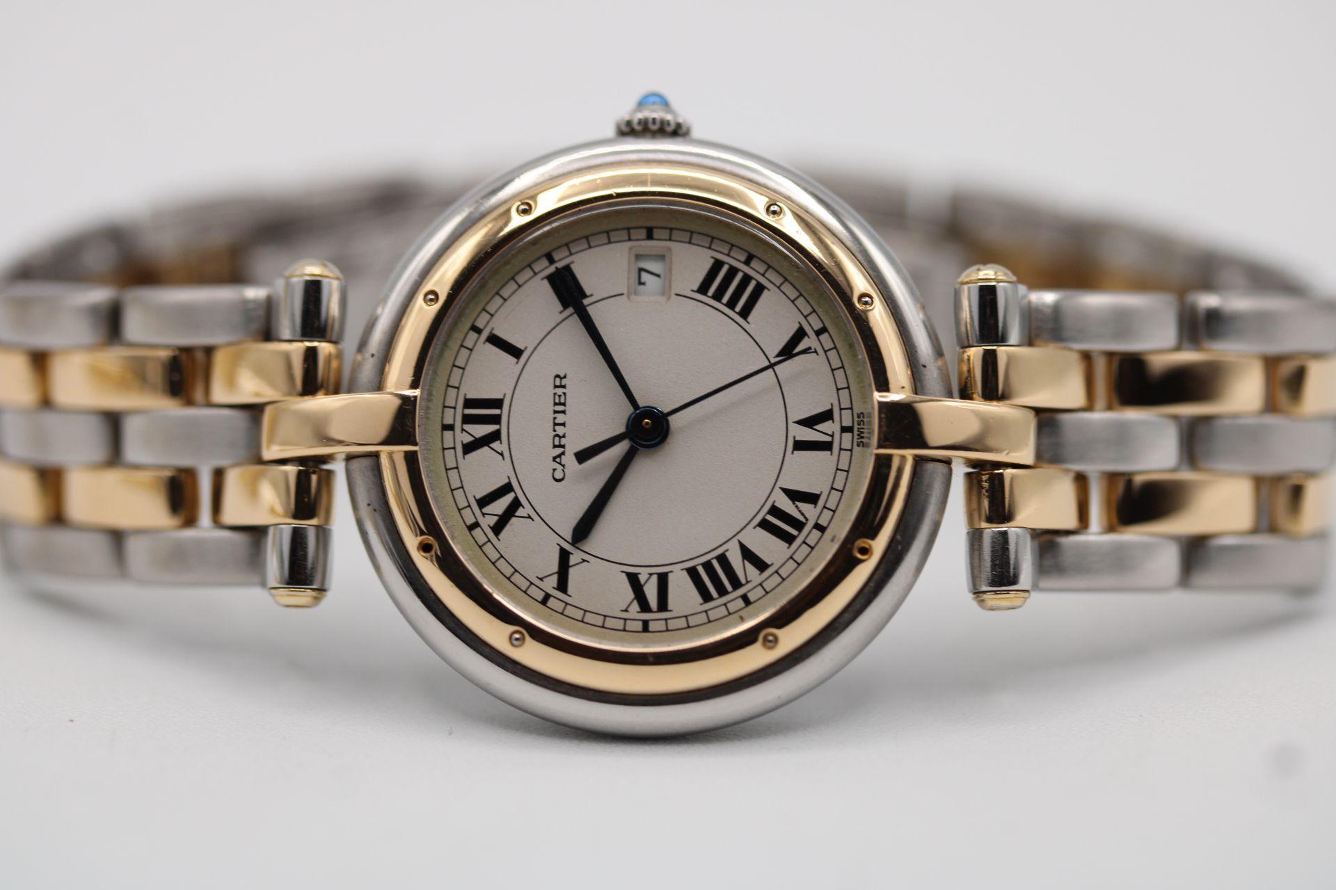 Cartier Panthere Cougar 2-reihiges Set 183964, Full Set 1993 im Angebot 3