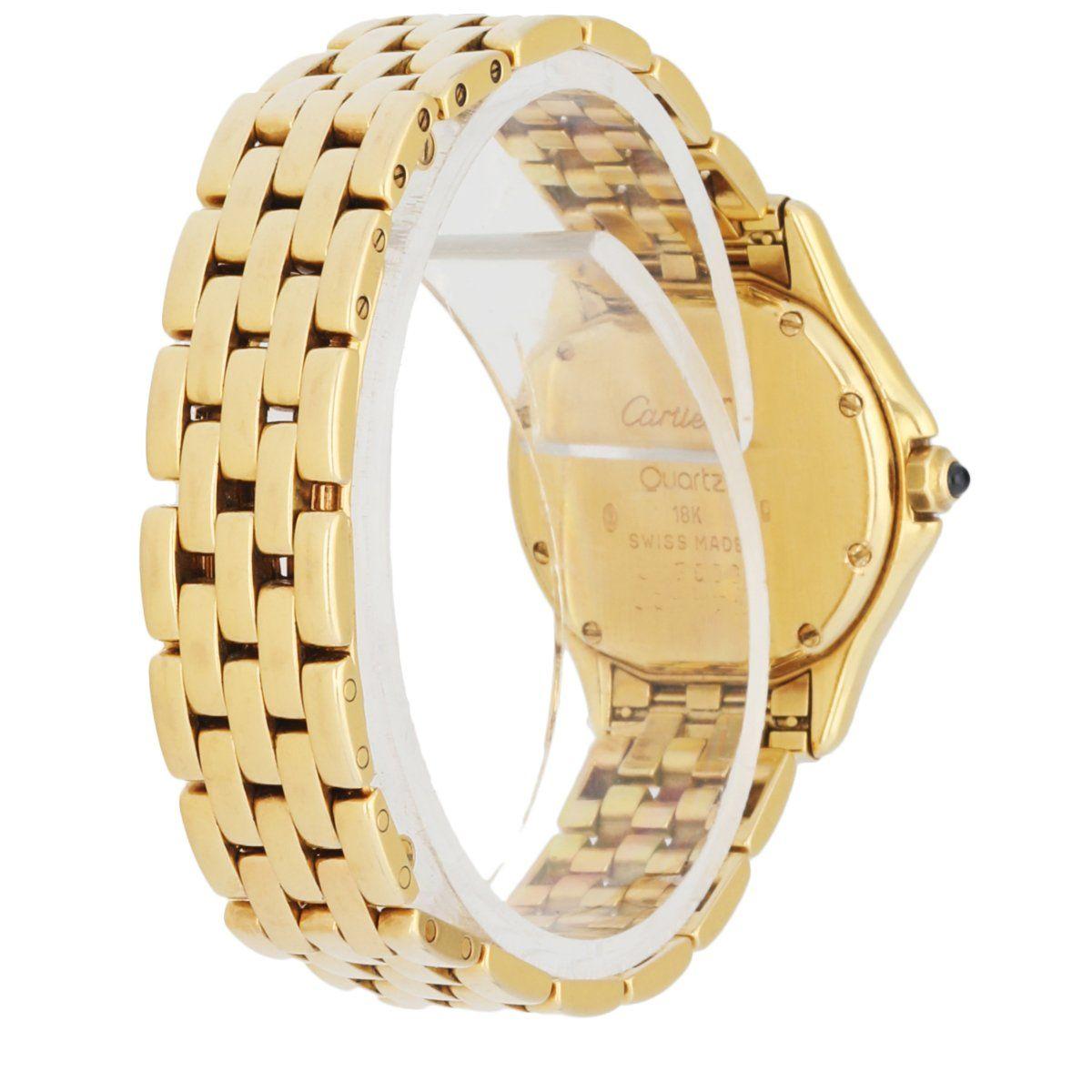 Cartier Panthere Cougar 887906 18k Yellow Gold Ladies Watch 1