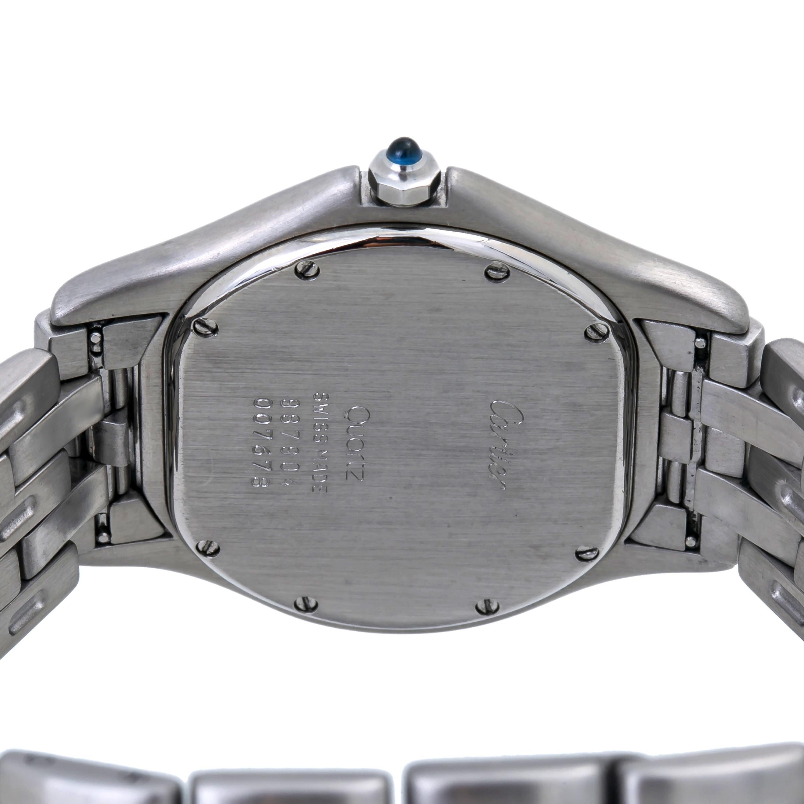 Modern Cartier Panthere Cougar 987904 Stainless Swiss Quartz Watch