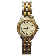 Cartier Panthère Cougar Watch, 33mm, 18K Gold & Stainless Steel Quartz