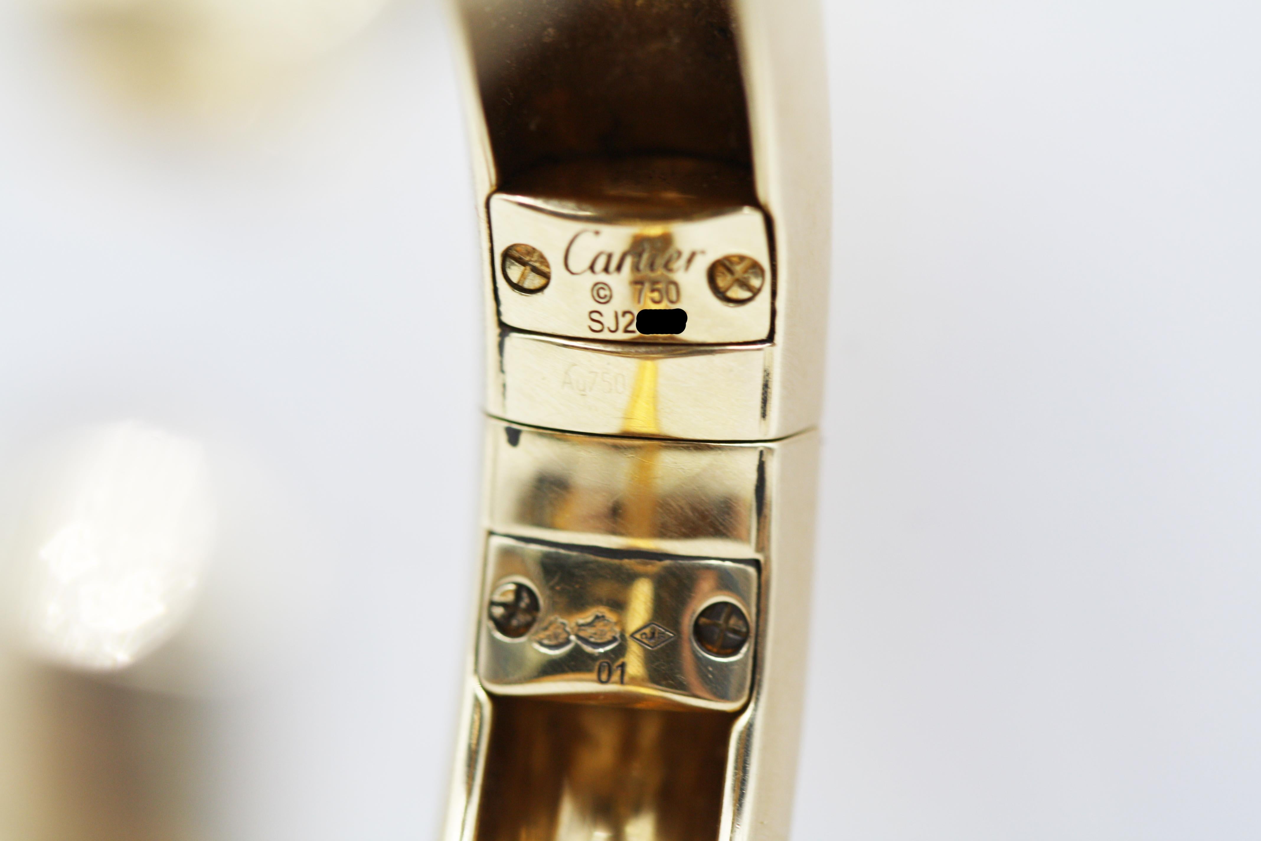 Cartier Panthère De Bracelet, Yellow Gold, Lacquer, Tsavorite Garnets, Onyx 3
