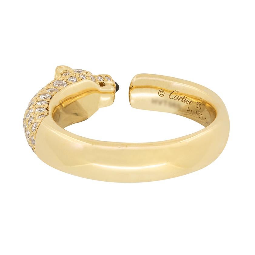 Modern Cartier Panthère De Cartier 0.68ct Diamond Ring
